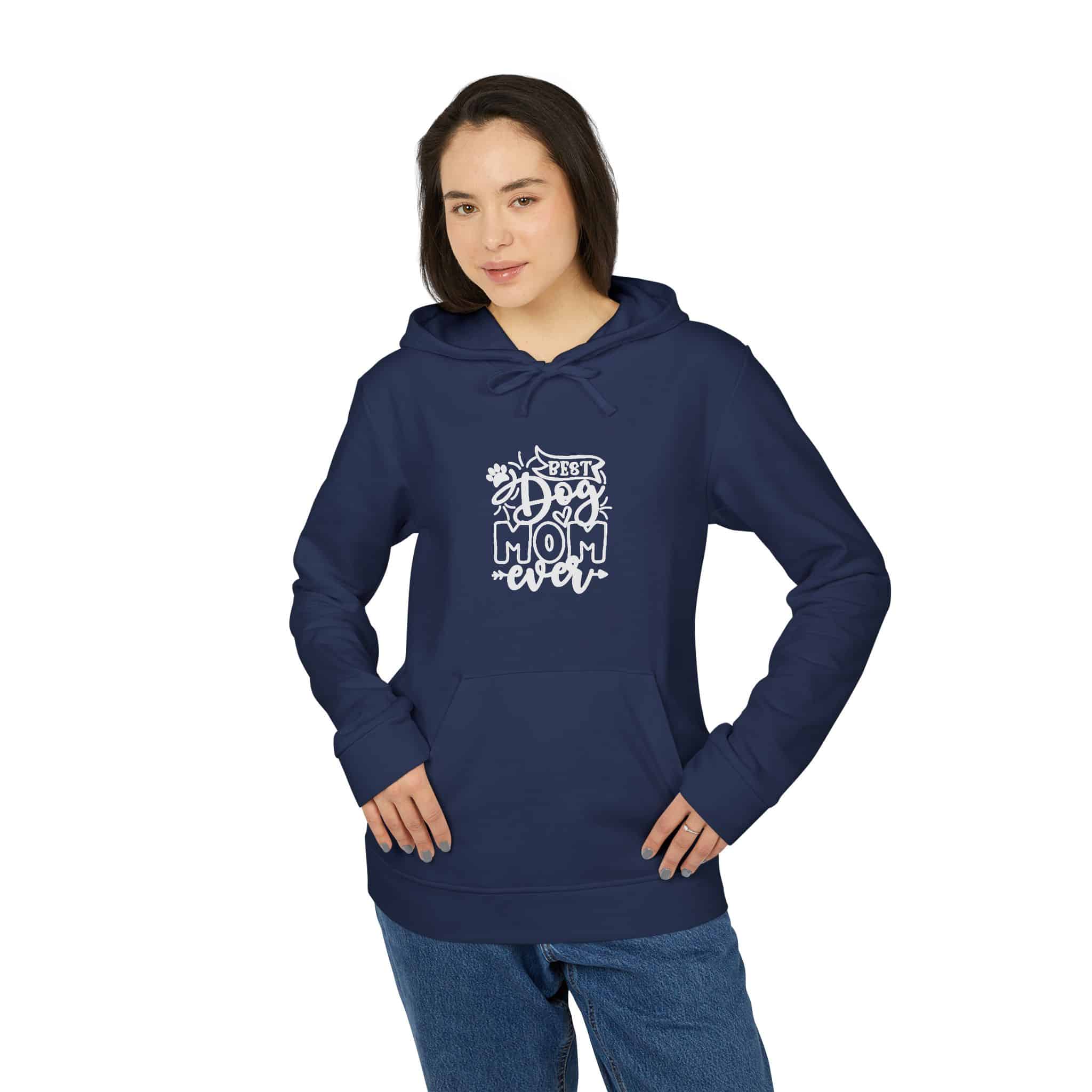 Best Dog Mom Ever Adidas Unisex Fleece Hoodie 23 Best Dog Mom Ever Adidas Unisex Fleece Hoodie - Image 23