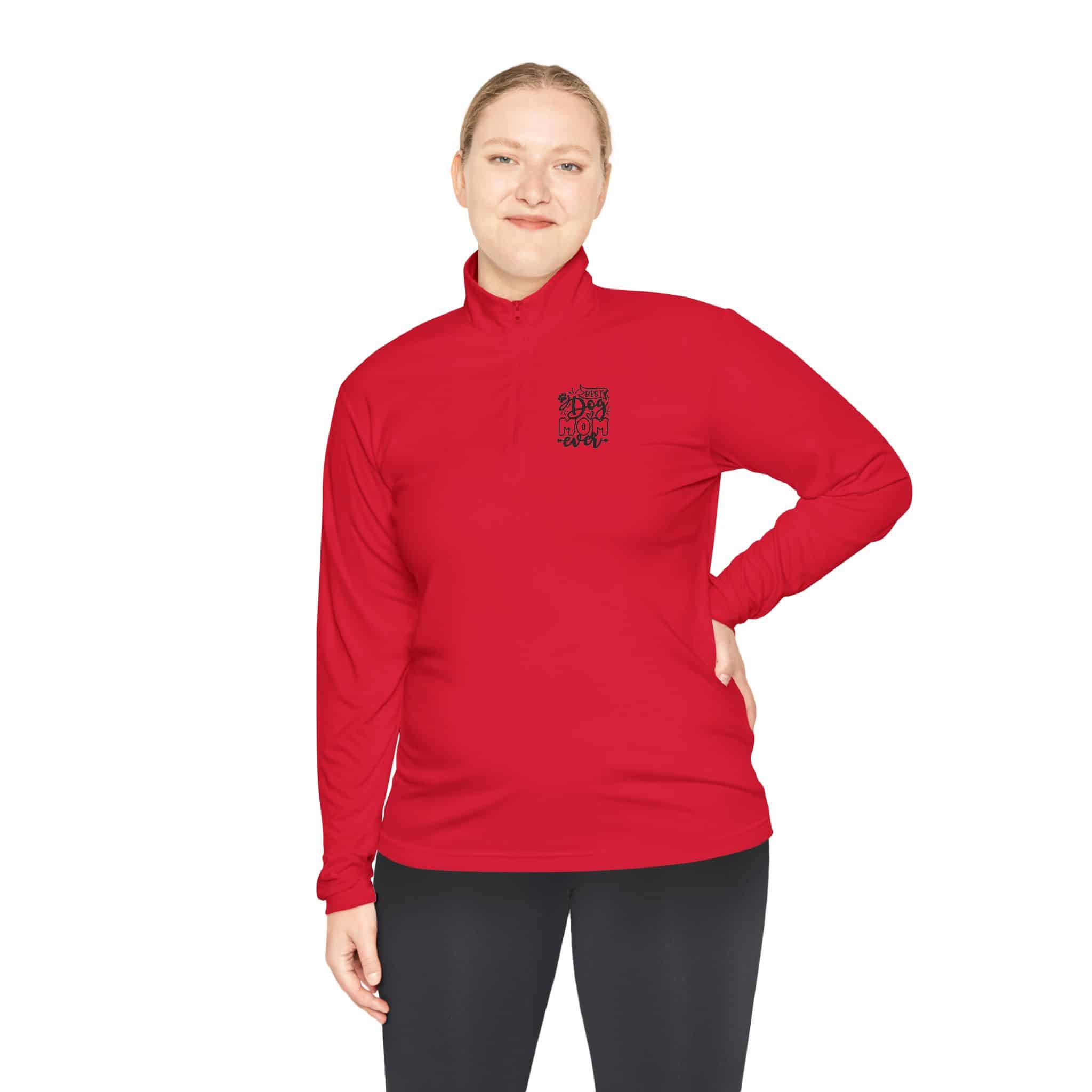 Best Dog Mom Ever Unisex Quarter-Zip Pullover – Because The Dog Walk Is Your Runway 31 Best Dog Mom Ever Unisex Quarter-Zip Pullover – Because The Dog Walk Is Your Runway - Image 31
