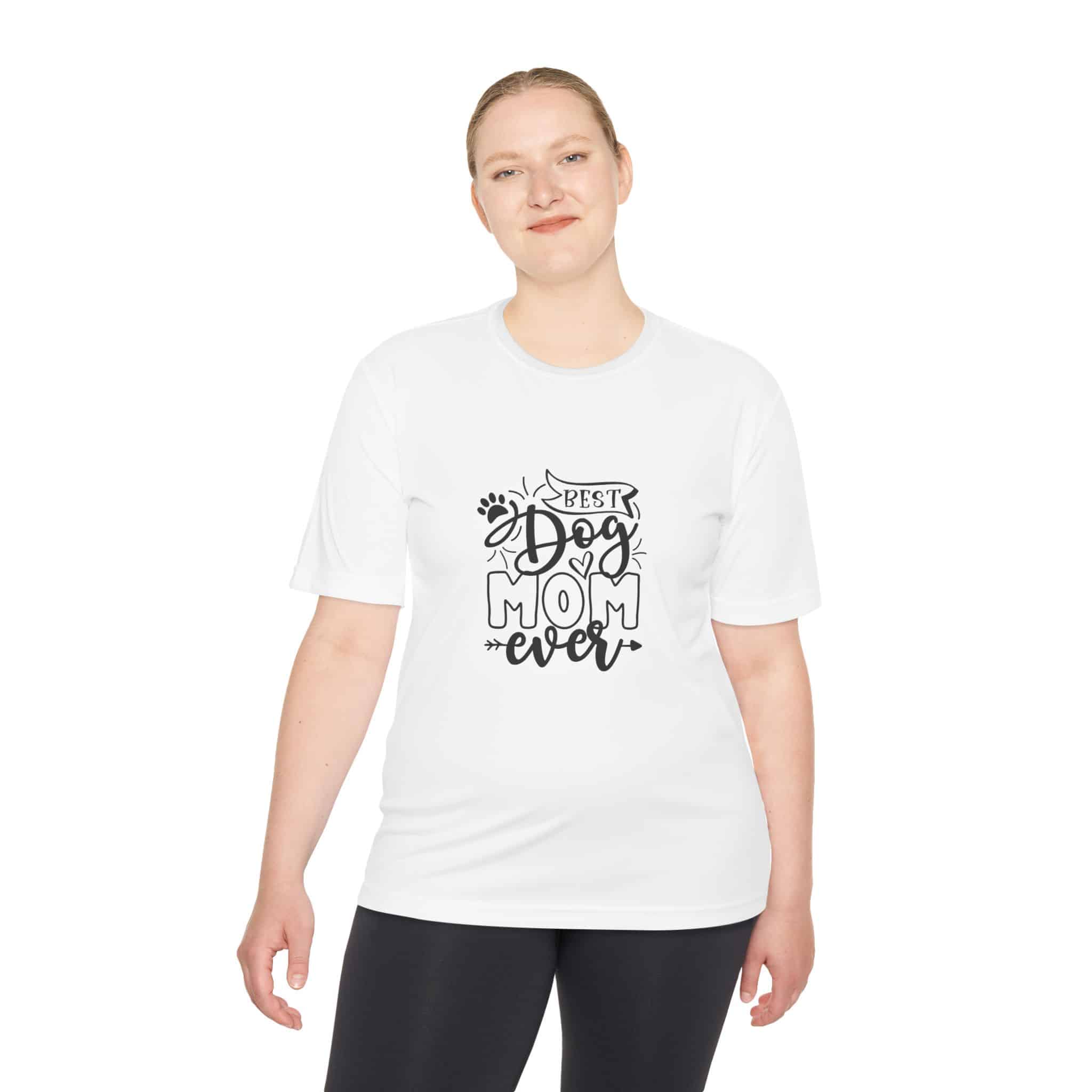 Best Dog Mom Ever Unisex Moisture-Wicking Tee – For Moms Who Run On Treats 8 Best Dog Mom Ever Unisex Moisture-Wicking Tee – For Moms Who Run On Treats - Image 8