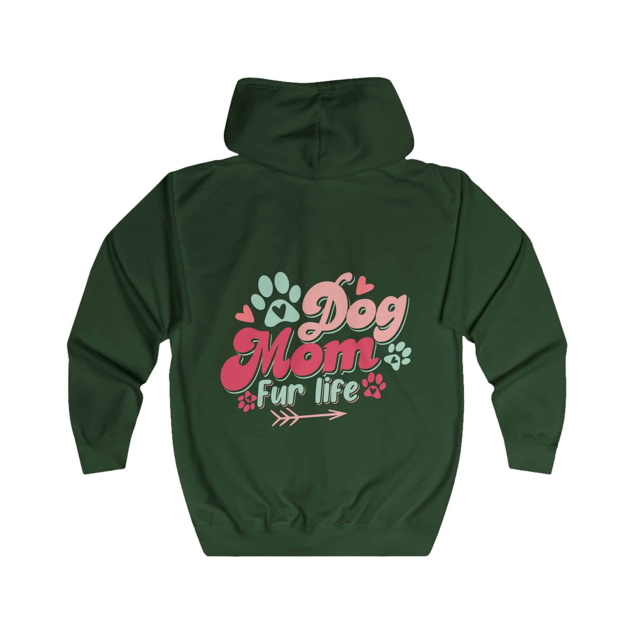 Dog Mom Fur Life Unisex Full Zip Hoodie 16 Dog Mom Fur Life Unisex Full Zip Hoodie - Image 16