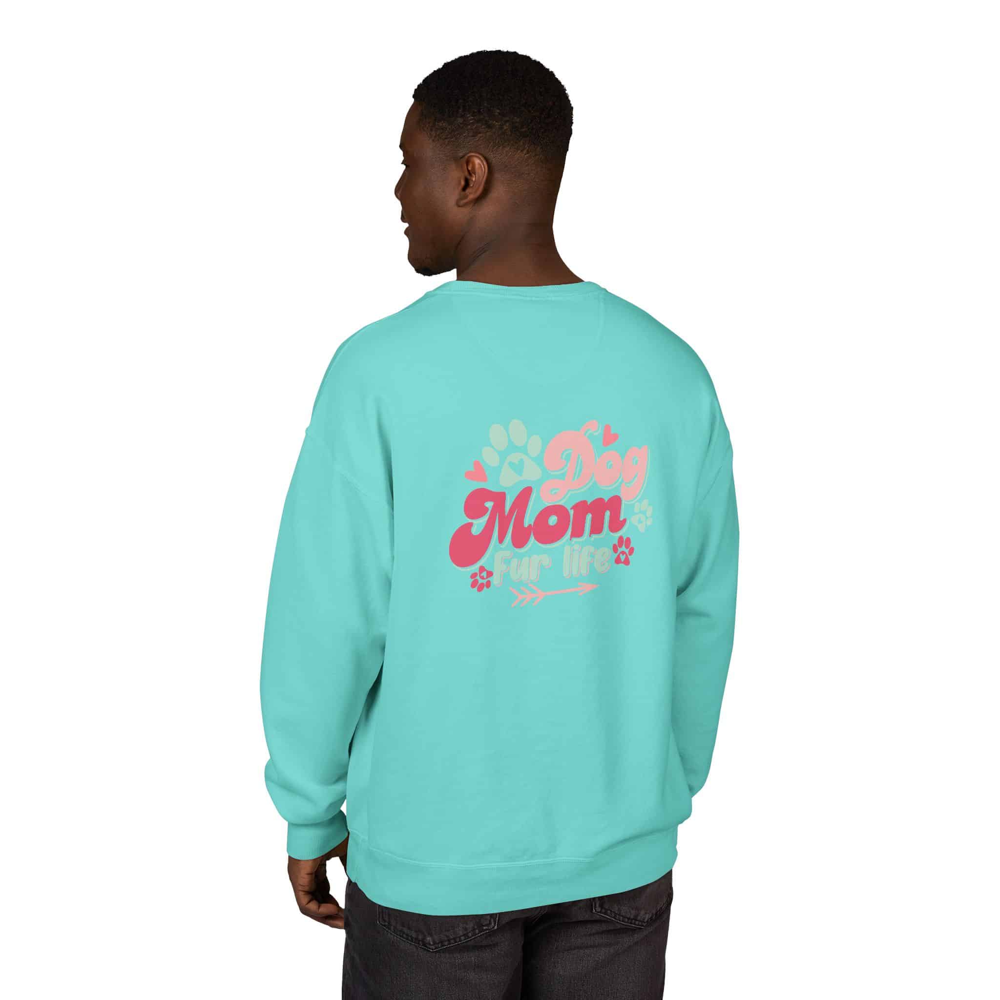 Dog Mom Fur Life Unisex Comfortwash® Garment Dyed Crewneck Sweatshirt 6 Dog Mom Fur Life Unisex Comfortwash® Garment Dyed Crewneck Sweatshirt - Image 6