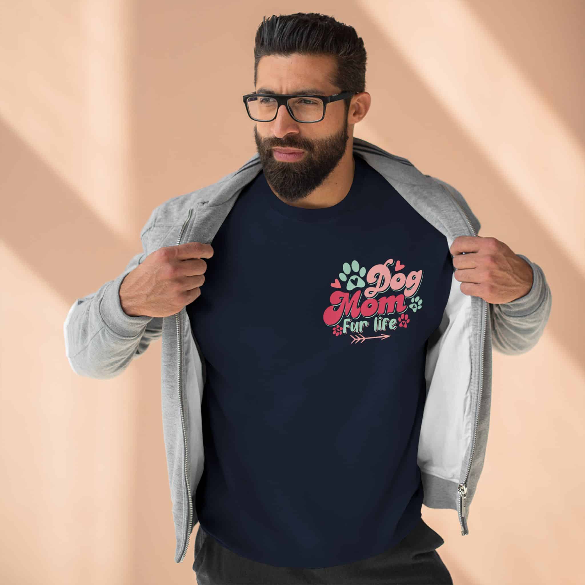 Dog Mom Fur Life Unisex Crewneck Sweatshirt 36 Dog Mom Fur Life Unisex Crewneck Sweatshirt - Image 36