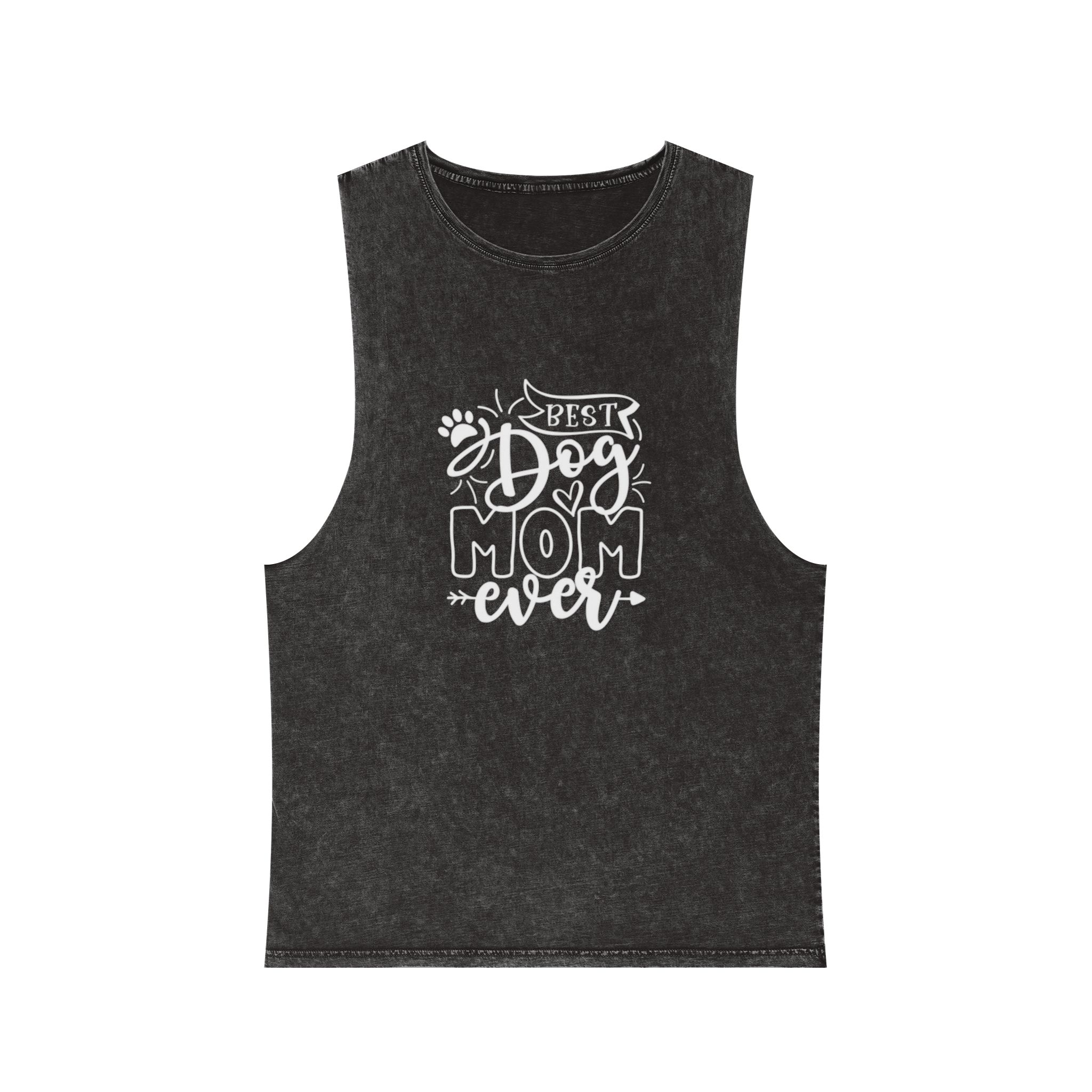 Best Dog Mom Ever Unisex Stonewash Tank Top – For Biceps And Belly Rubs 1 Best Dog Mom Ever Unisex Stonewash Tank Top – For Biceps And Belly Rubs