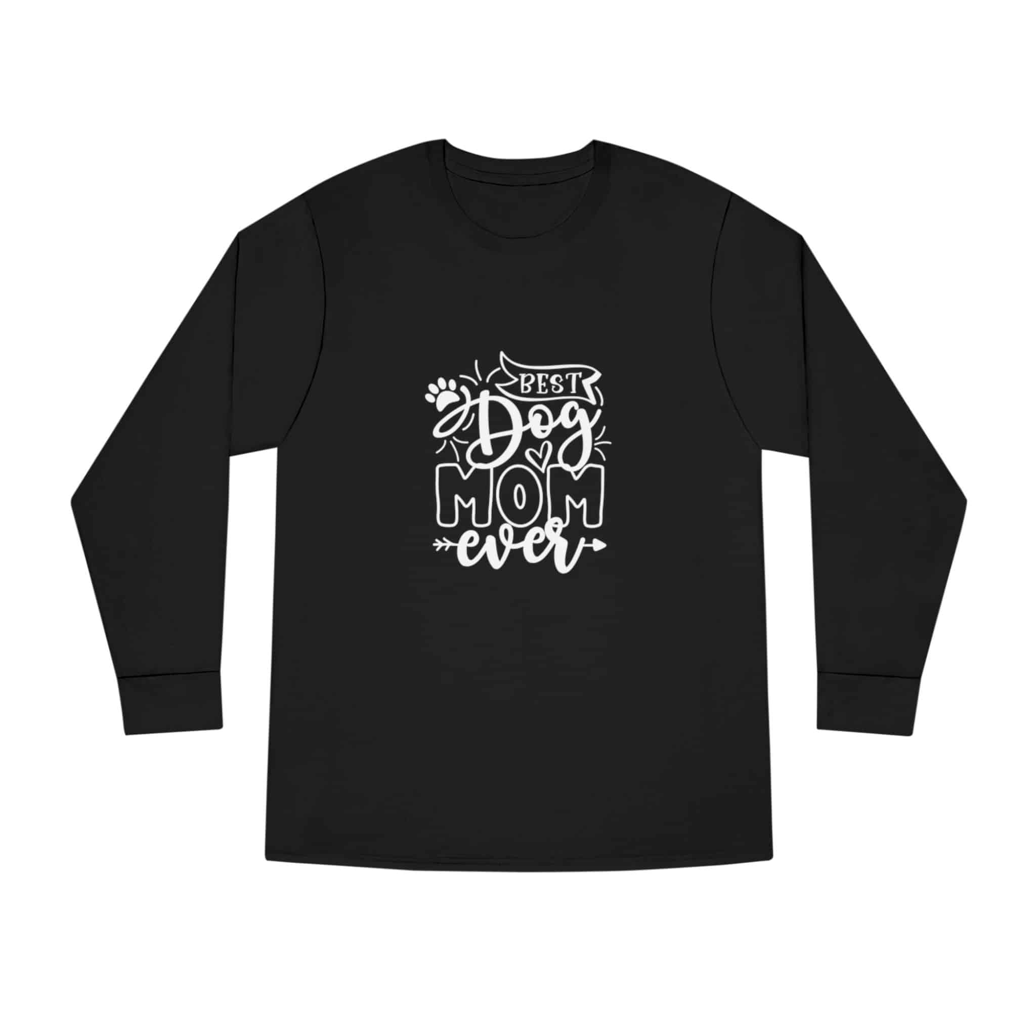 Best Dog Mom Ever Long Sleeve Crewneck Tee Classic Combed Cotton 13 Best Dog Mom Ever Long Sleeve Crewneck Tee Classic Combed Cotton - Image 13