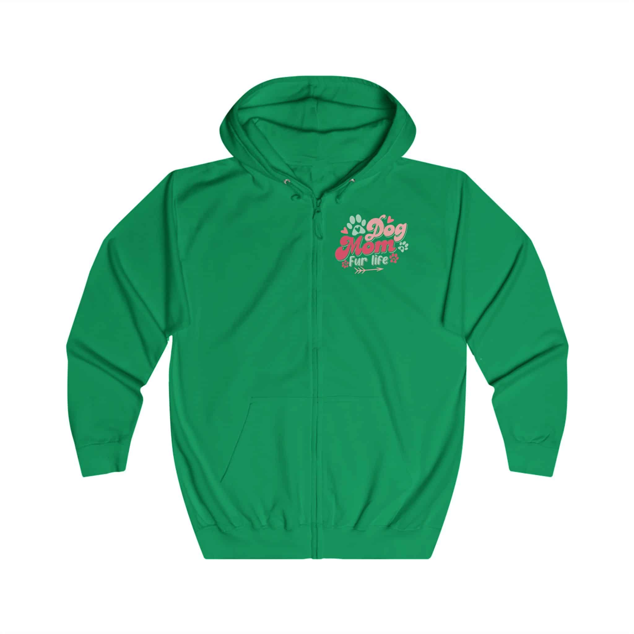 Dog Mom Fur Life Unisex Full Zip Hoodie 13 Dog Mom Fur Life Unisex Full Zip Hoodie - Image 13