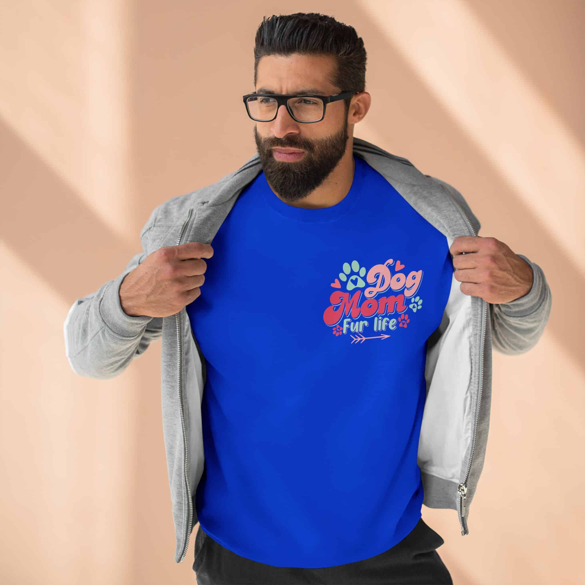 Dog Mom Fur Life Unisex Crewneck Sweatshirt 30 Dog Mom Fur Life Unisex Crewneck Sweatshirt - Image 30