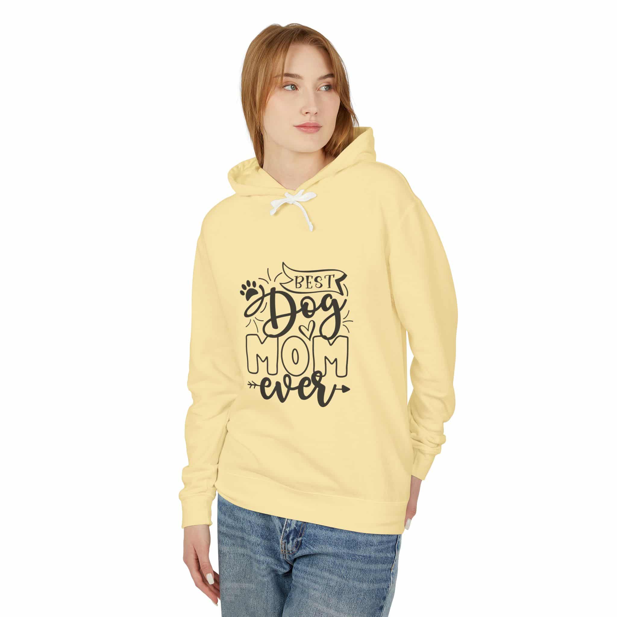 Best Dog Mom Ever Unisex Lightweight Hoodie – When You’re Too Cool For Fur 27 Best Dog Mom Ever Unisex Lightweight Hoodie – When You’re Too Cool For Fur - Image 27