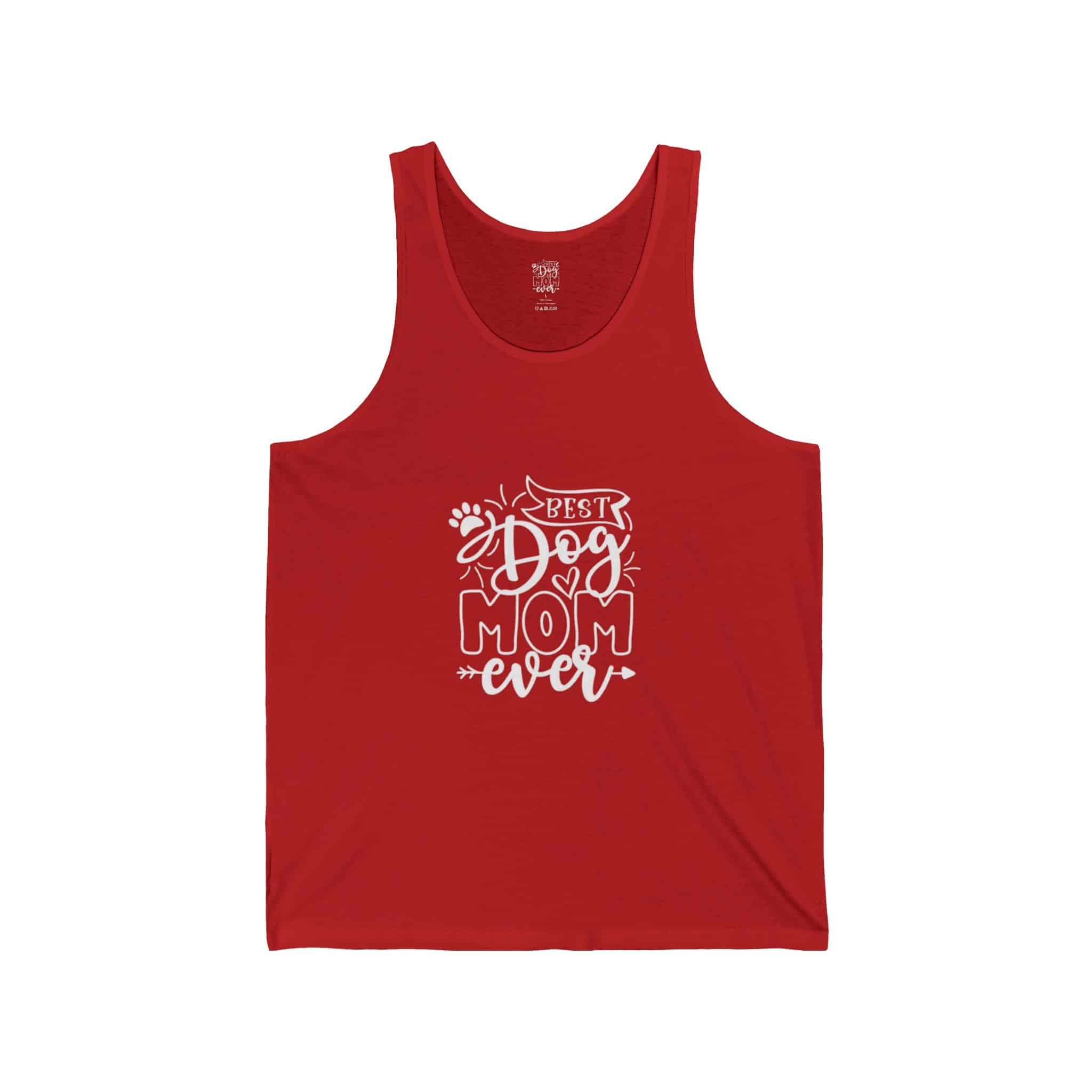 Best Dog Mom Ever Unisex Jersey Tank 17 Best Dog Mom Ever Unisex Jersey Tank - Image 17