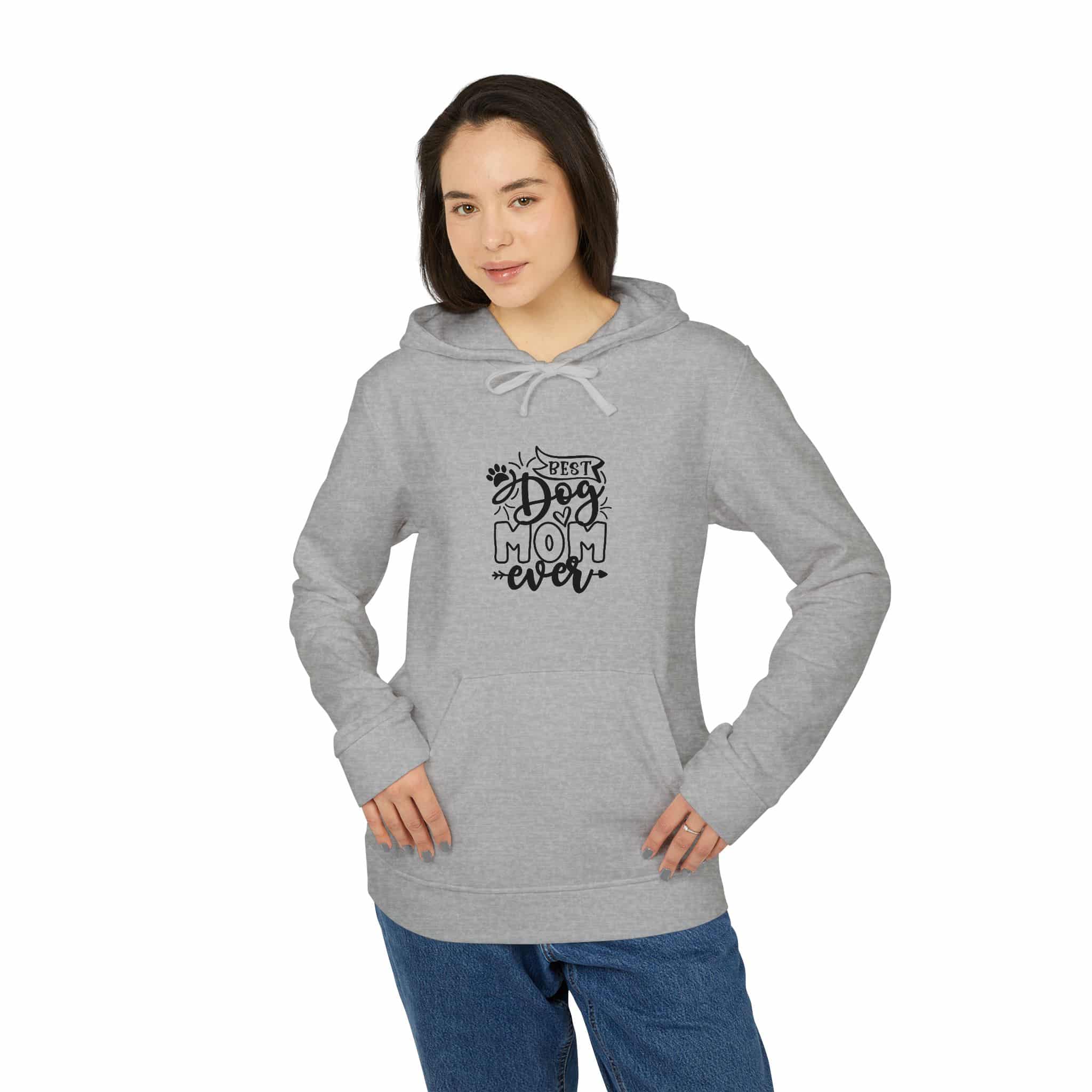 Best Dog Mom Ever Adidas Unisex Fleece Hoodie 11 Best Dog Mom Ever Adidas Unisex Fleece Hoodie - Image 11
