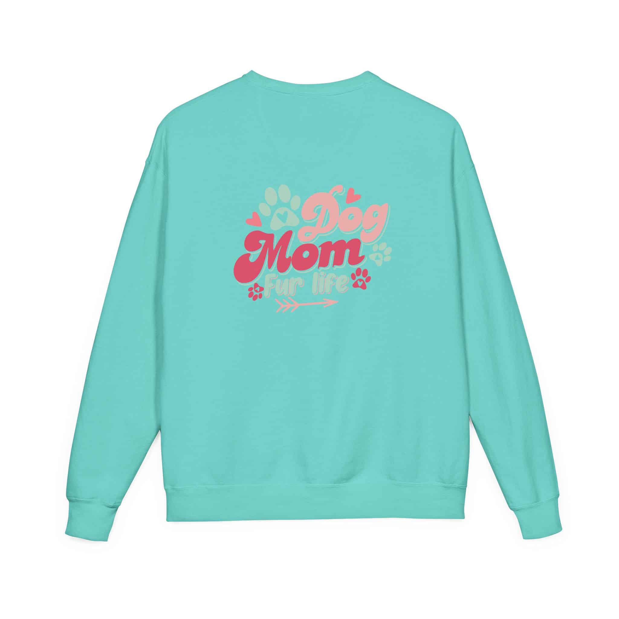 Dog Mom Fur Life Unisex Comfortwash® Garment Dyed Crewneck Sweatshirt 2 Dog Mom Fur Life Unisex Comfortwash® Garment Dyed Crewneck Sweatshirt - Image 2