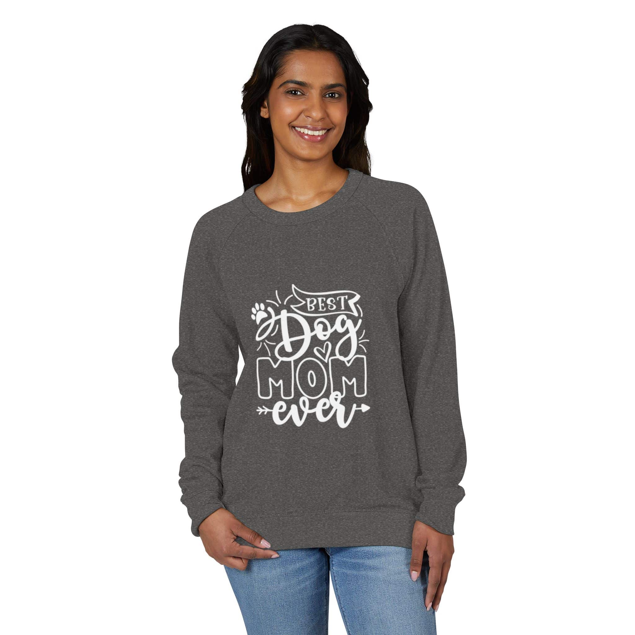 Best Dog Mom Ever Unisex French Terry Raglan Crewneck – Haute Hound Couture 3 Best Dog Mom Ever Unisex French Terry Raglan Crewneck – Haute Hound Couture - Image 3