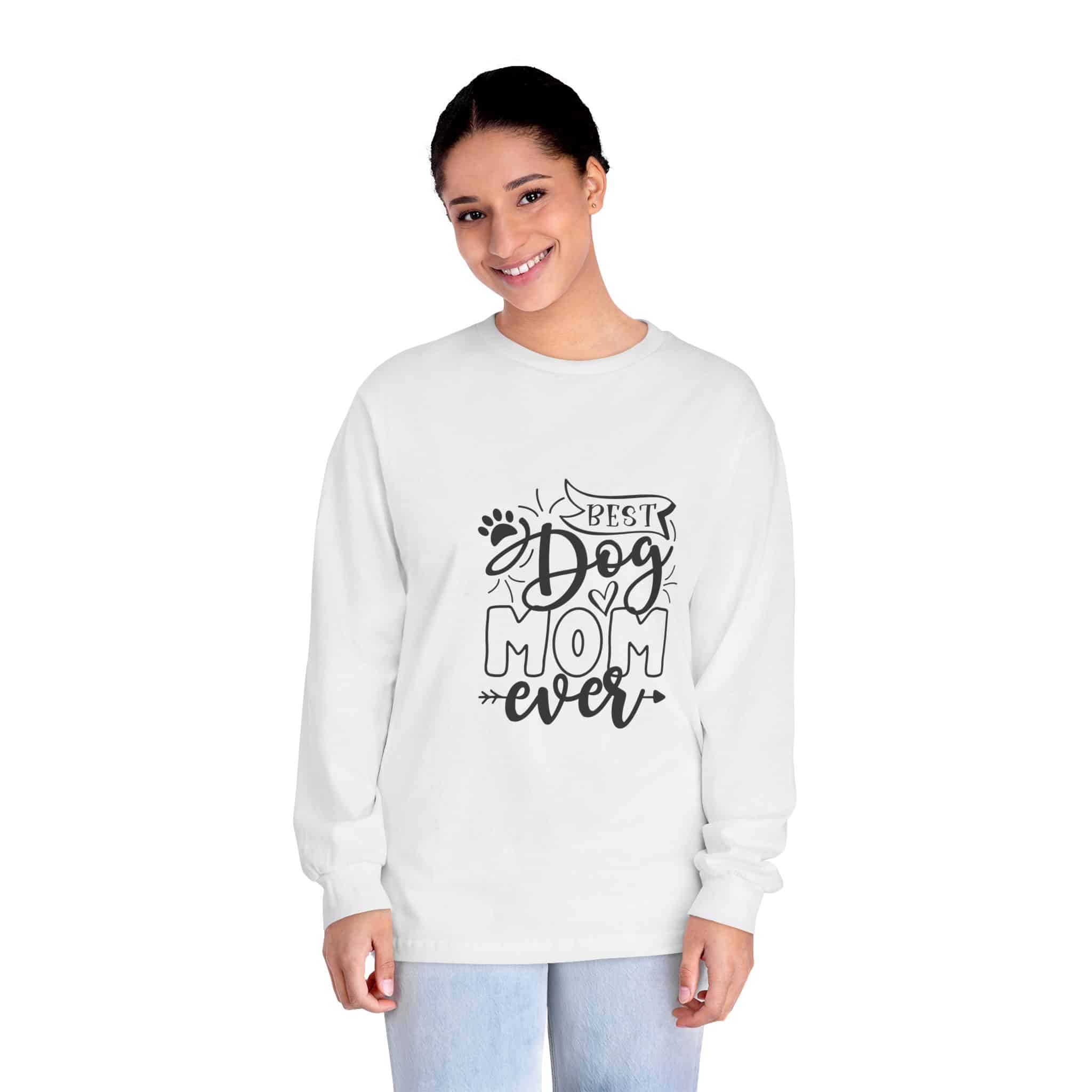Best Dog Mom Ever Unisex Classic Long Sleeve Shirt Us Cotton 4 Best Dog Mom Ever Unisex Classic Long Sleeve Shirt Us Cotton - Image 4