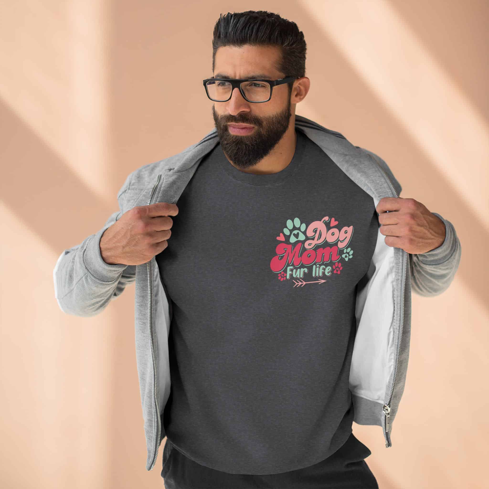 Dog Mom Fur Life Unisex Crewneck Sweatshirt 18 Dog Mom Fur Life Unisex Crewneck Sweatshirt - Image 18