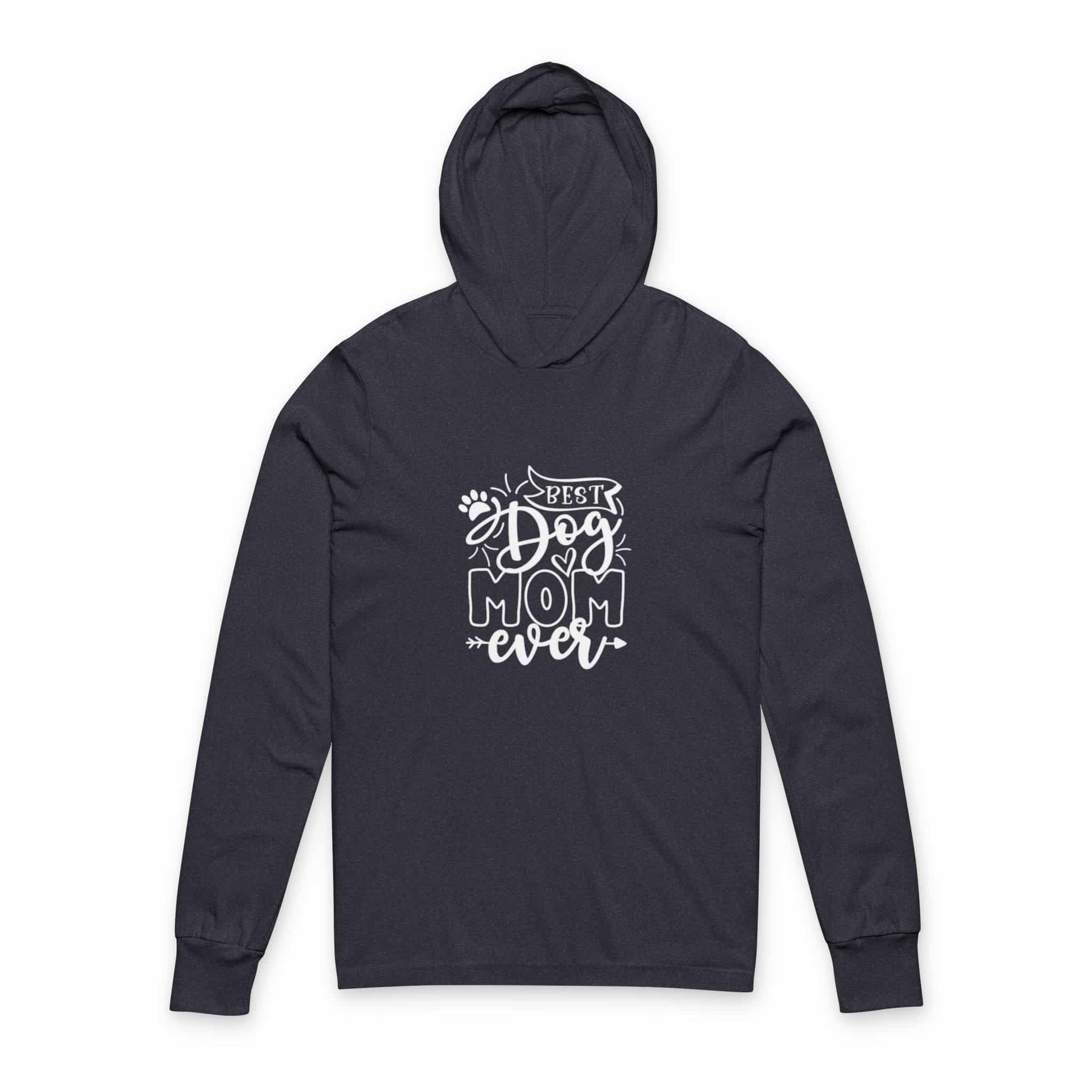 Best Dog Mom Ever Unisex Hooded Long Sleeve Tee Lightweight Layer 11 Best Dog Mom Ever Unisex Hooded Long Sleeve Tee Lightweight Layer - Image 11