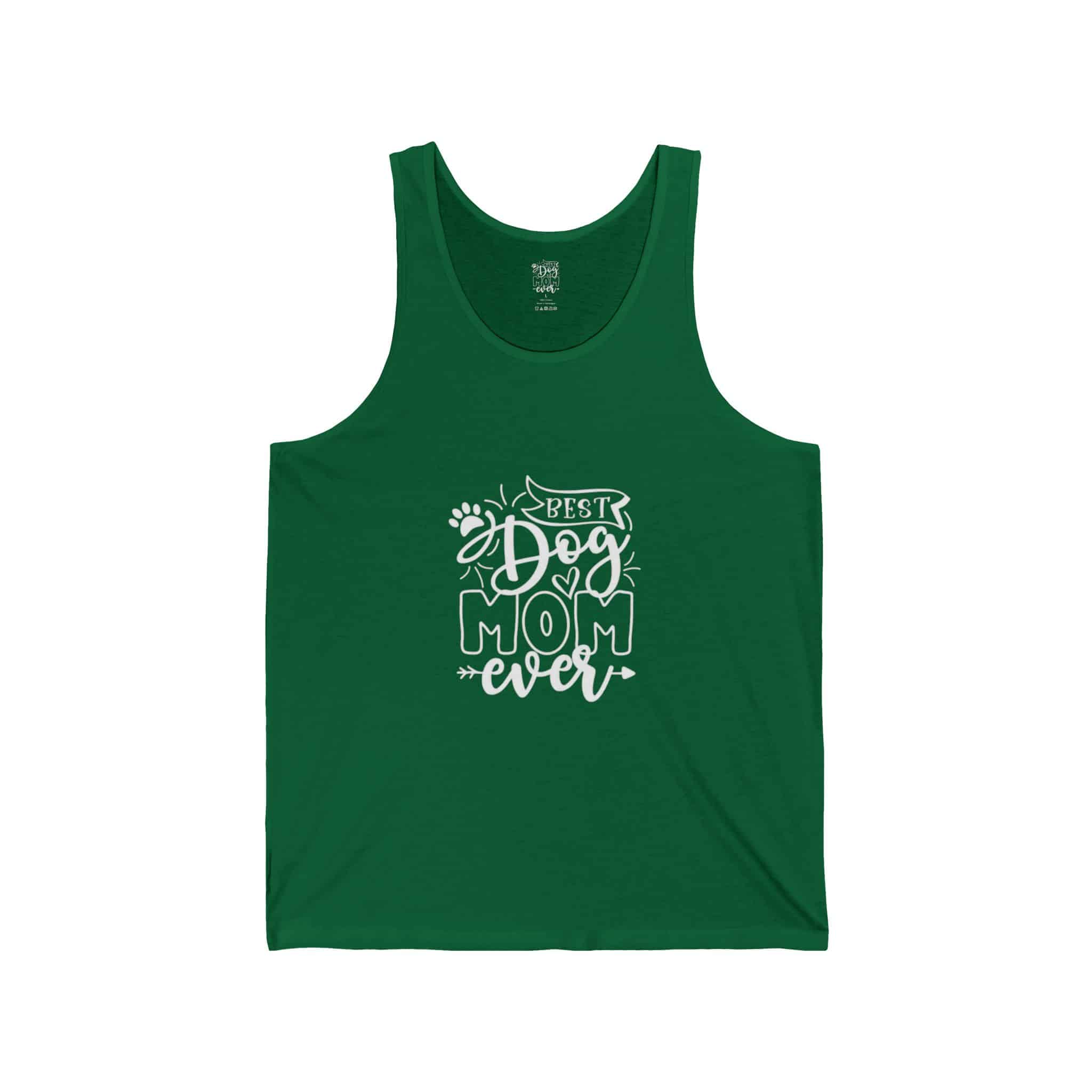 Best Dog Mom Ever Unisex Jersey Tank 9 Best Dog Mom Ever Unisex Jersey Tank - Image 9