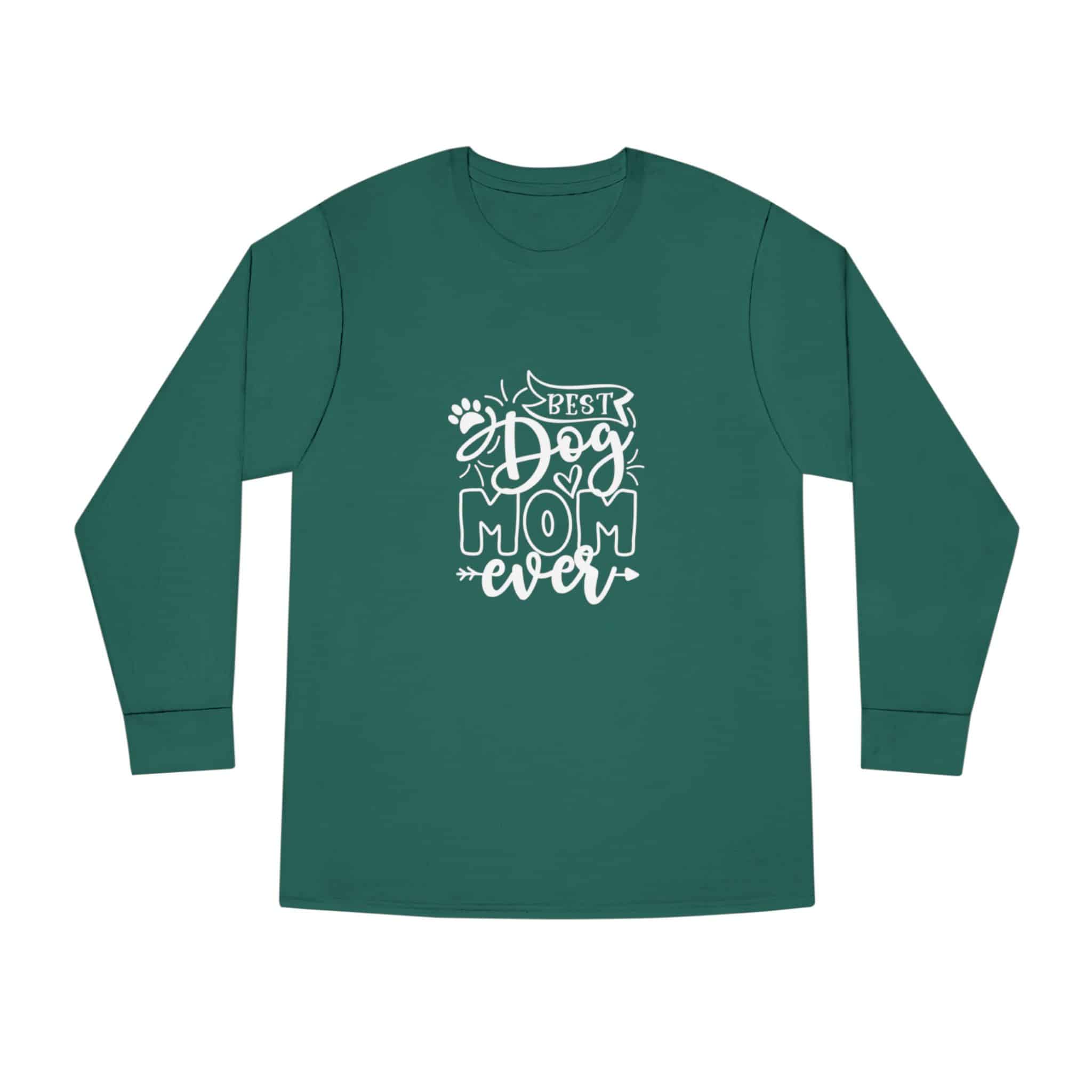 Best Dog Mom Ever Long Sleeve Crewneck Tee Classic Combed Cotton 41 Best Dog Mom Ever Long Sleeve Crewneck Tee Classic Combed Cotton - Image 41