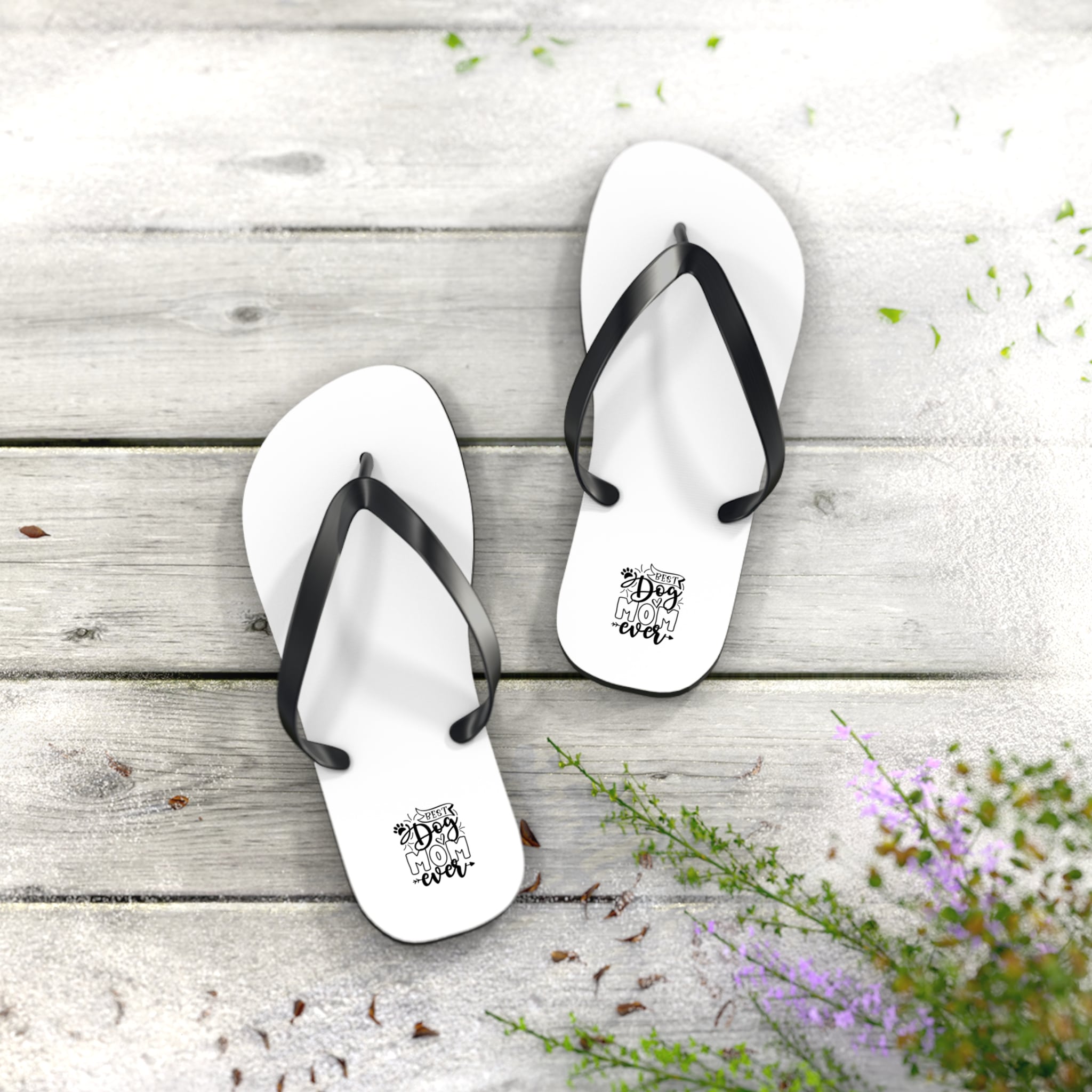 Best Dog Mom Ever Flip Flops 8 Best Dog Mom Ever Flip Flops - Image 8