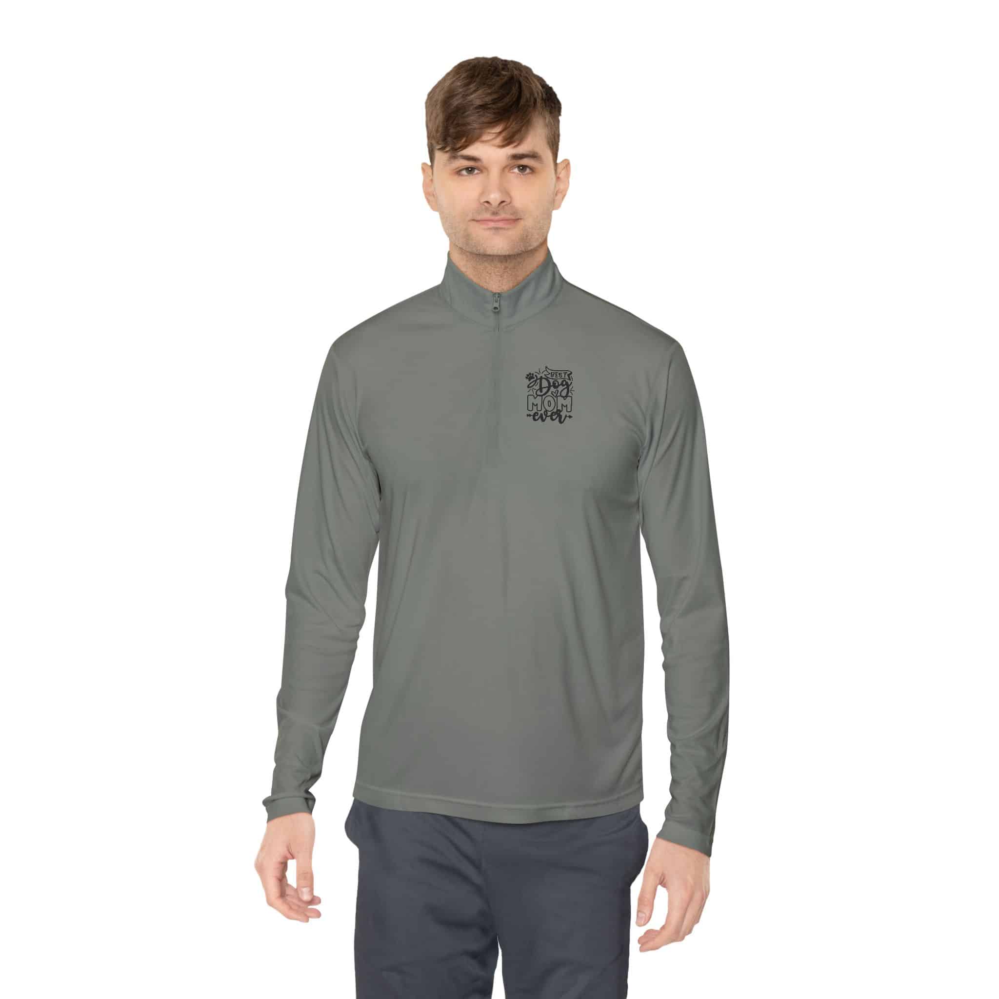Best Dog Mom Ever Unisex Quarter-Zip Pullover – Because The Dog Walk Is Your Runway 16 Best Dog Mom Ever Unisex Quarter-Zip Pullover – Because The Dog Walk Is Your Runway - Image 16
