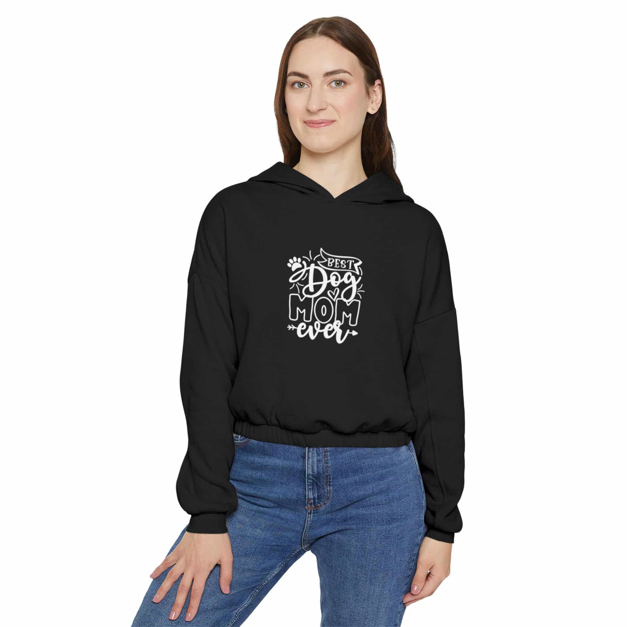 Best Dog Mom Ever Cinched Hoodie Of Cozy Chaos And Fashion Crimes 3 Best Dog Mom Ever Cinched Hoodie Of Cozy Chaos And Fashion Crimes - Image 3