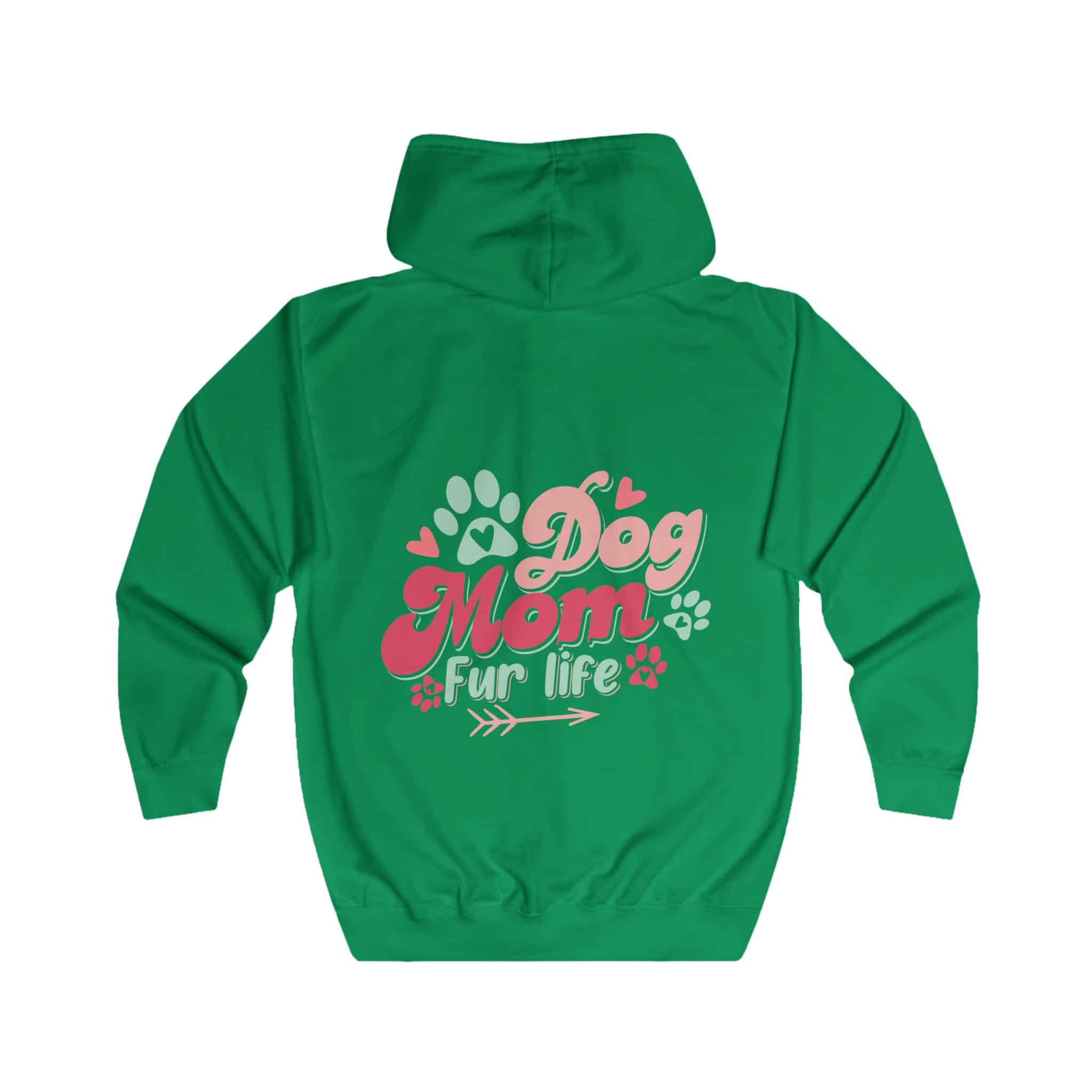 Dog Mom Fur Life Unisex Full Zip Hoodie 14 Dog Mom Fur Life Unisex Full Zip Hoodie - Image 14