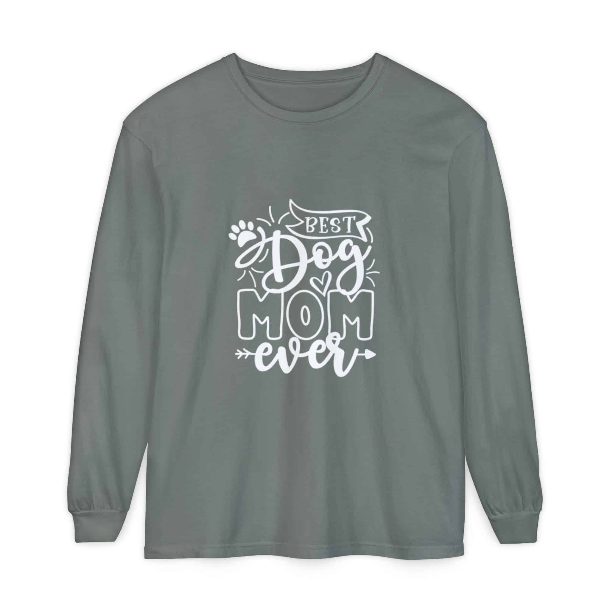 Best Dog Mom Ever Unisex Garment-Dyed Long Sleeve T-Shirt 13 Best Dog Mom Ever Unisex Garment-Dyed Long Sleeve T-Shirt - Image 13
