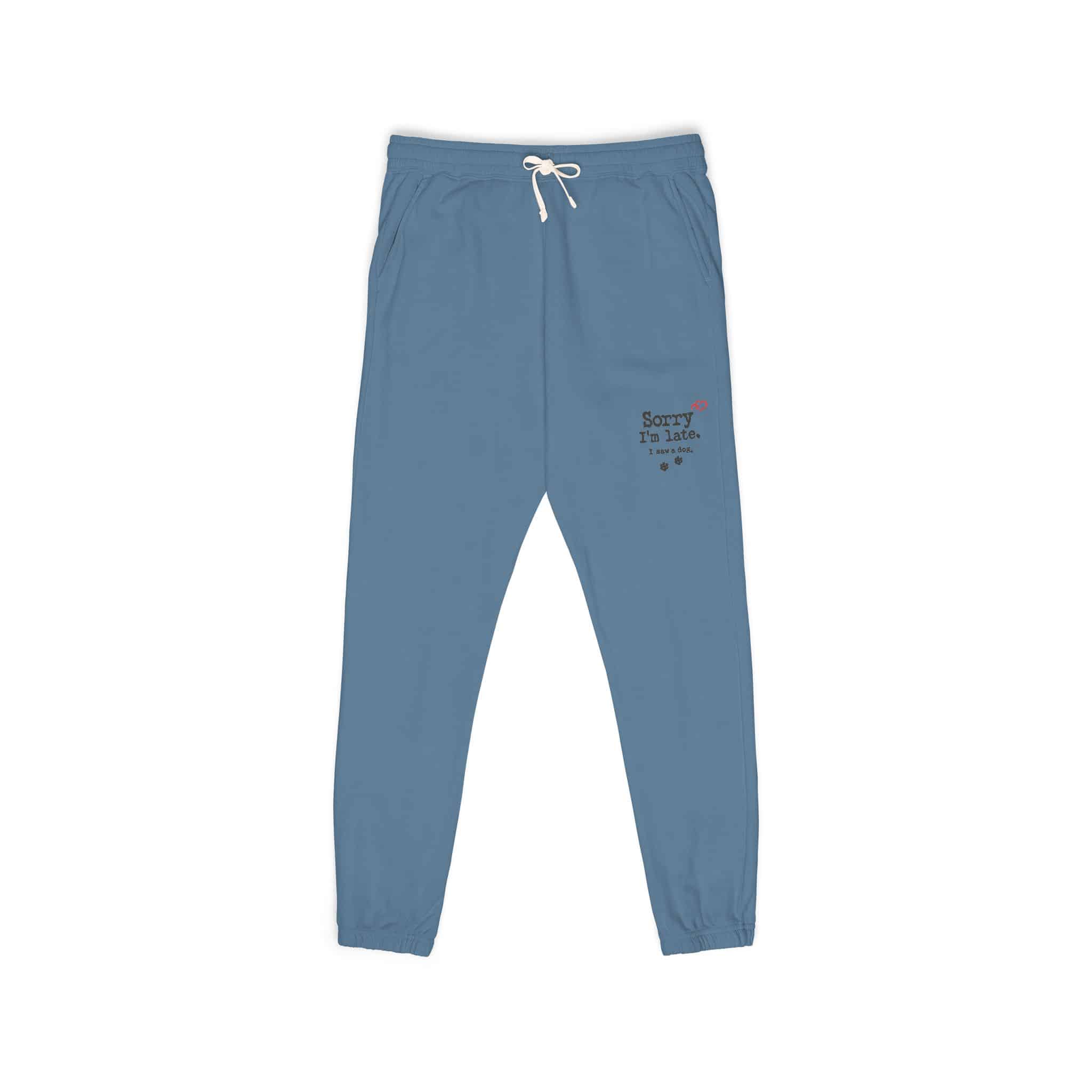 Sorry I’m Late I Saw A Dog Unisex Garment-Dyed Fleece Sweatpants 31 Sorry I’m Late I Saw A Dog Unisex Garment-Dyed Fleece Sweatpants - Image 31
