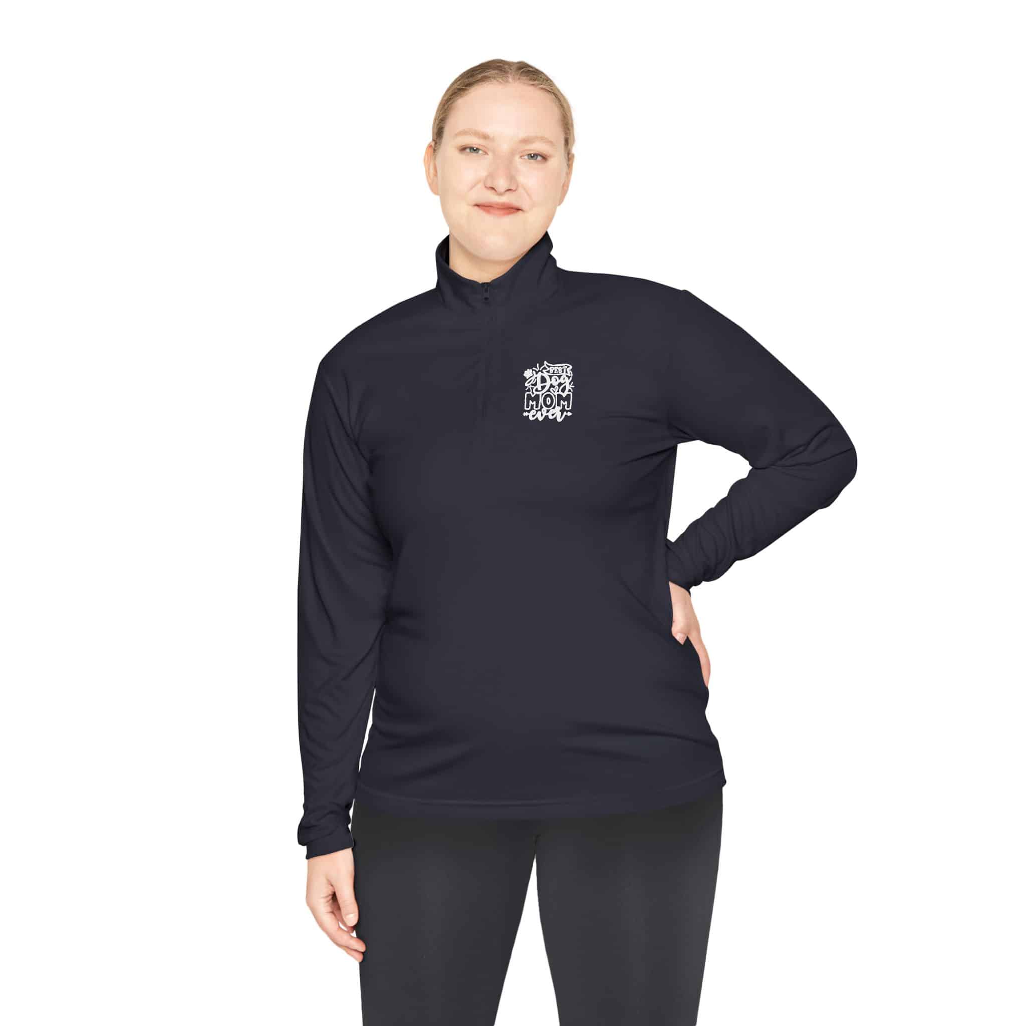 Best Dog Mom Ever Unisex Quarter-Zip Pullover – Because The Dog Walk Is Your Runway 27 Best Dog Mom Ever Unisex Quarter-Zip Pullover – Because The Dog Walk Is Your Runway - Image 27