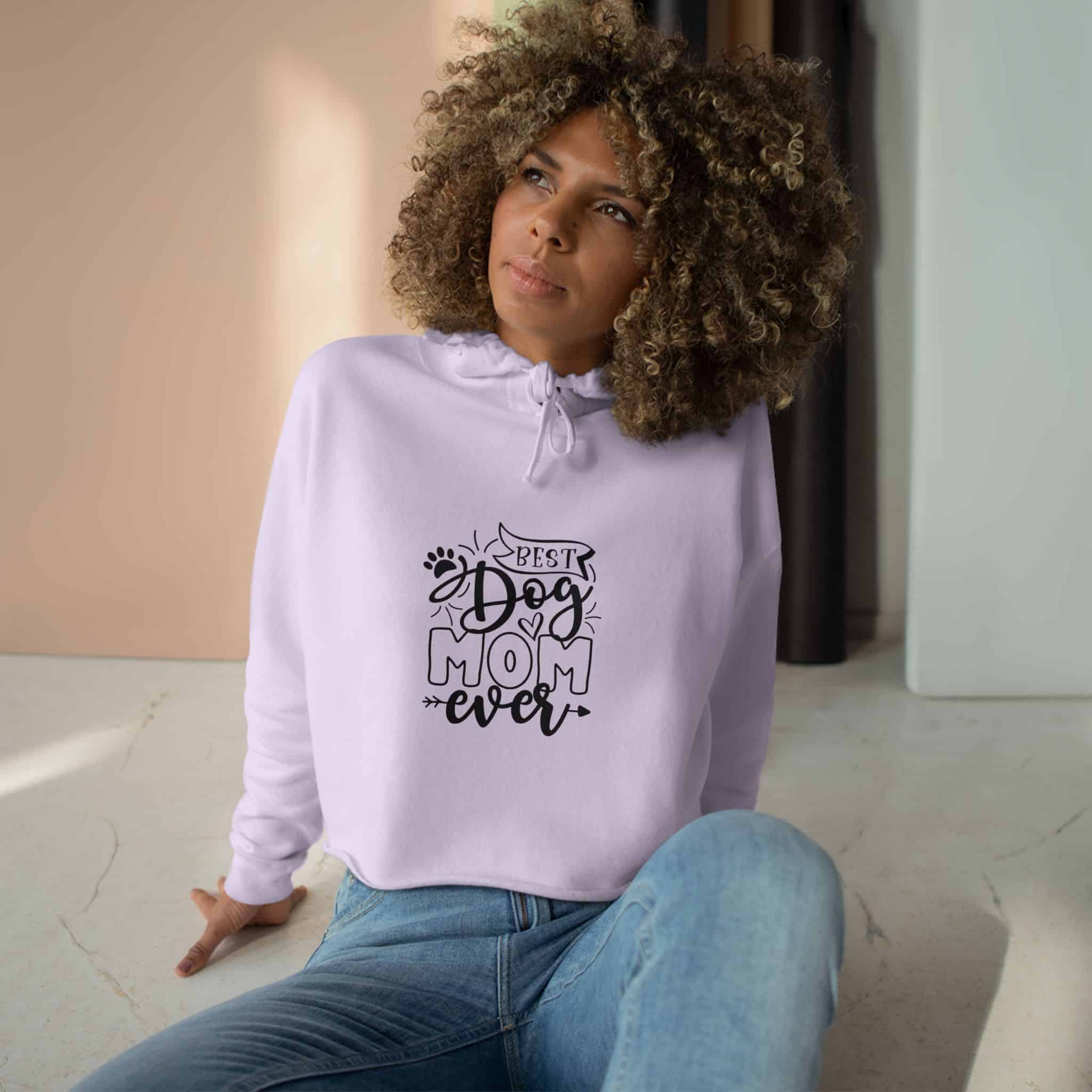 Best Dog Mom Ever Sass Queen Crop Hoodie Of Ultimate Canine Cuddles 15 Best Dog Mom Ever Sass Queen Crop Hoodie Of Ultimate Canine Cuddles - Image 15