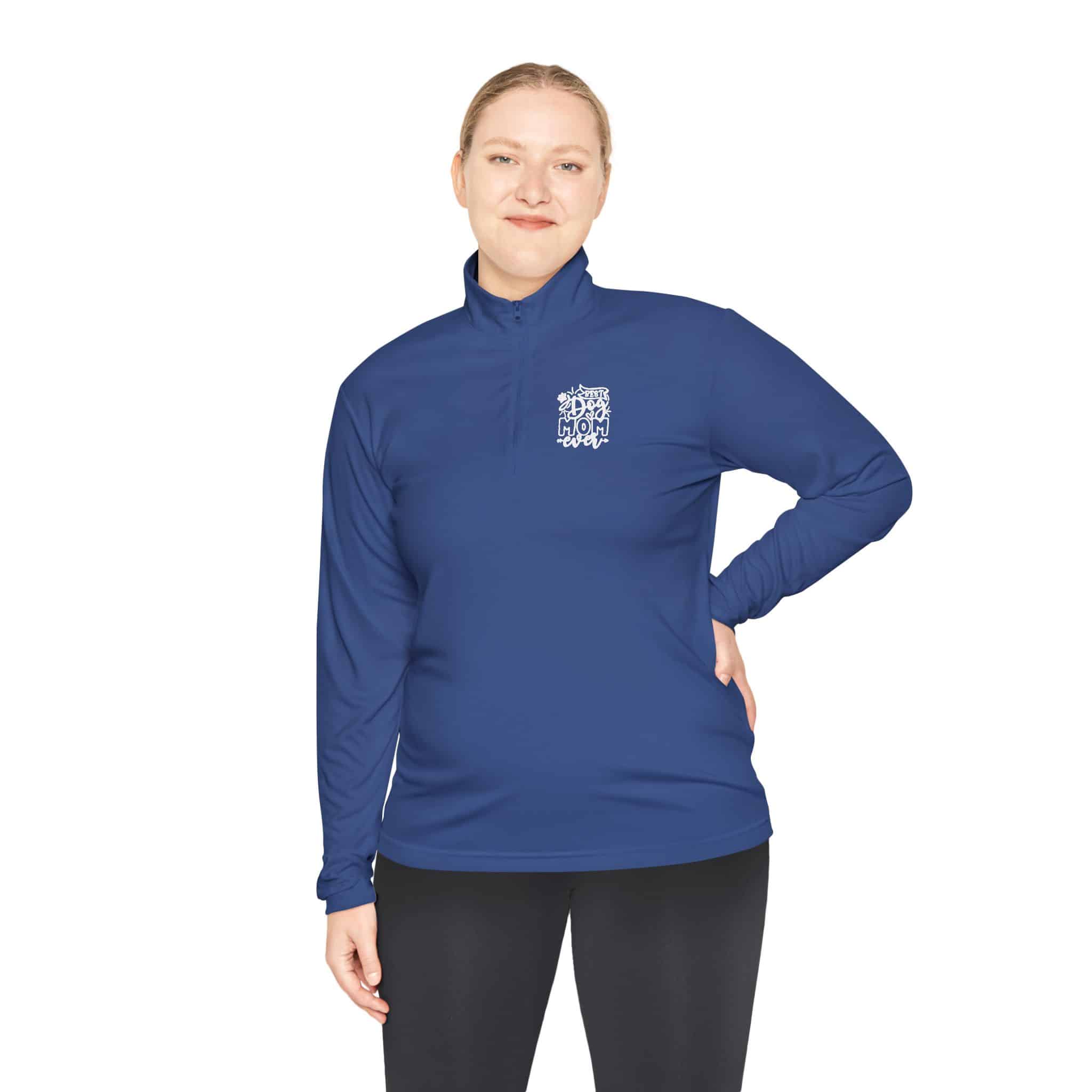 Best Dog Mom Ever Unisex Quarter-Zip Pullover – Because The Dog Walk Is Your Runway 23 Best Dog Mom Ever Unisex Quarter-Zip Pullover – Because The Dog Walk Is Your Runway - Image 23