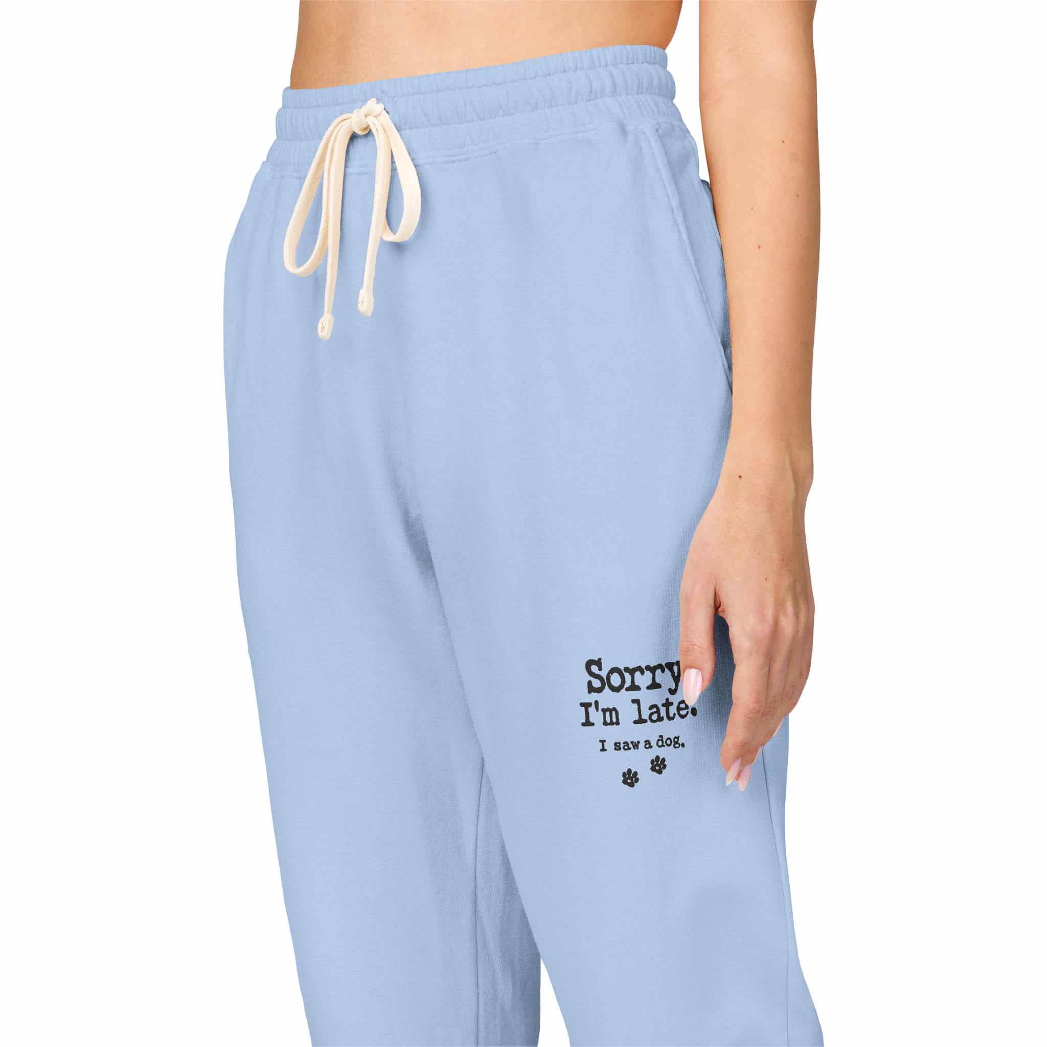 Sorry I’m Late I Saw A Dog Unisex Garment-Dyed Fleece Sweatpants 29 Sorry I’m Late I Saw A Dog Unisex Garment-Dyed Fleece Sweatpants - Image 29