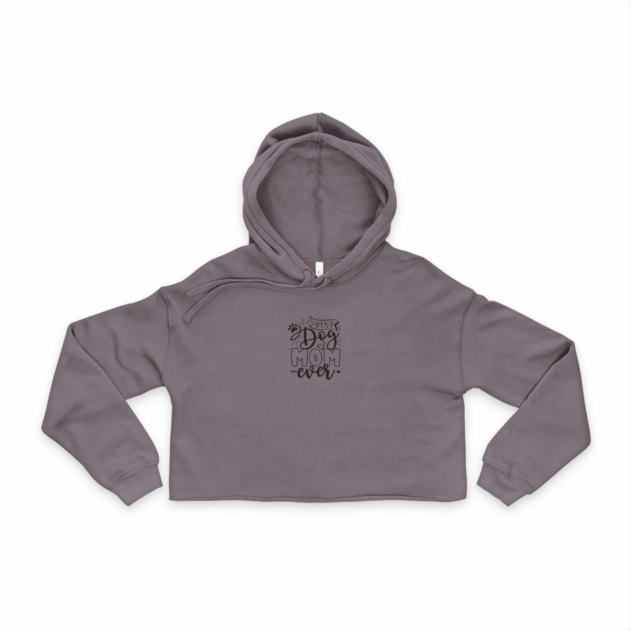 Best Dog Mom Ever Women’s Cropped Hoodie Raw-Hem Relaxed 5 Best Dog Mom Ever Women’s Cropped Hoodie Raw-Hem Relaxed - Image 5