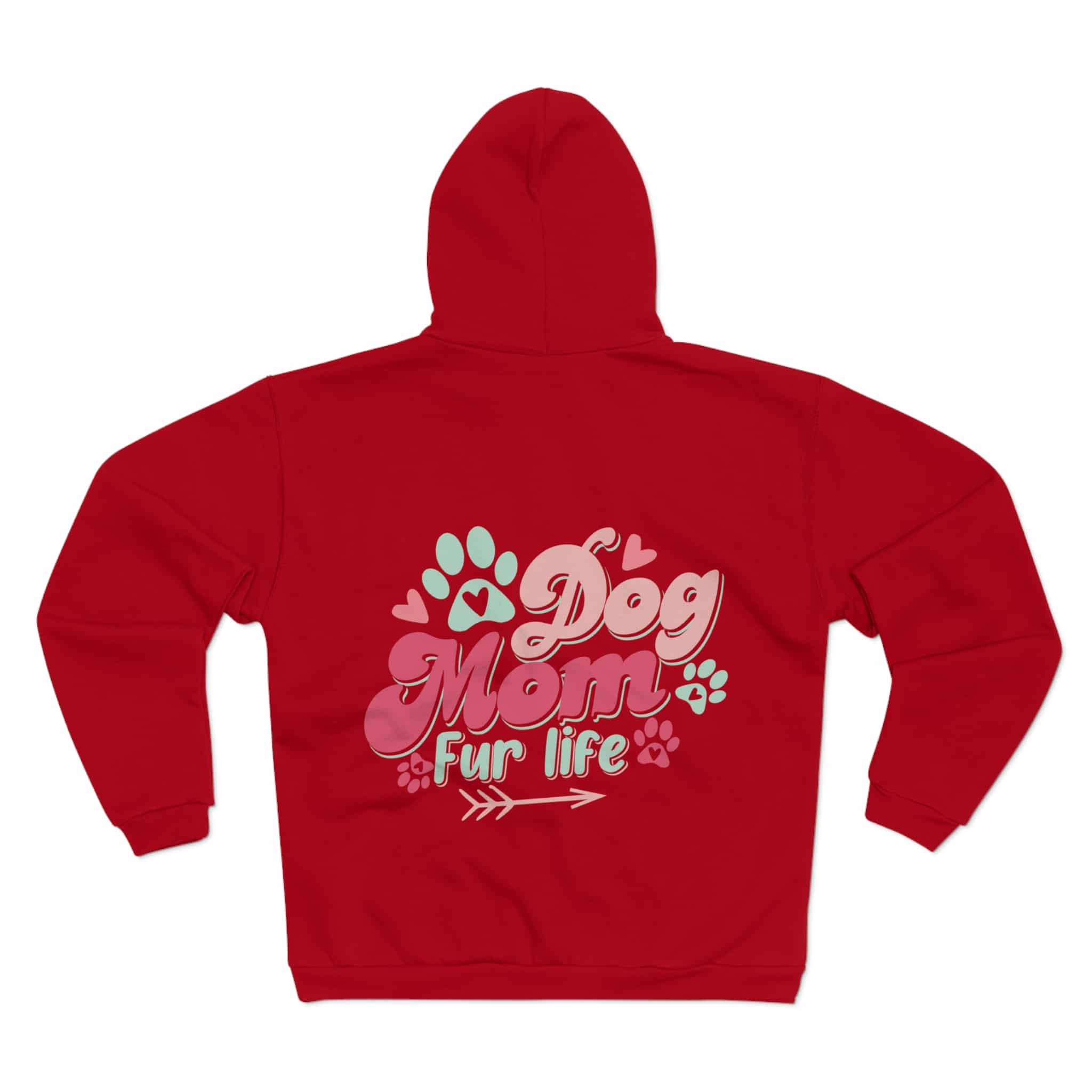 Dog Mom Fur Life Unisex Hooded Zip Sweatshirt 20 Dog Mom Fur Life Unisex Hooded Zip Sweatshirt - Image 20