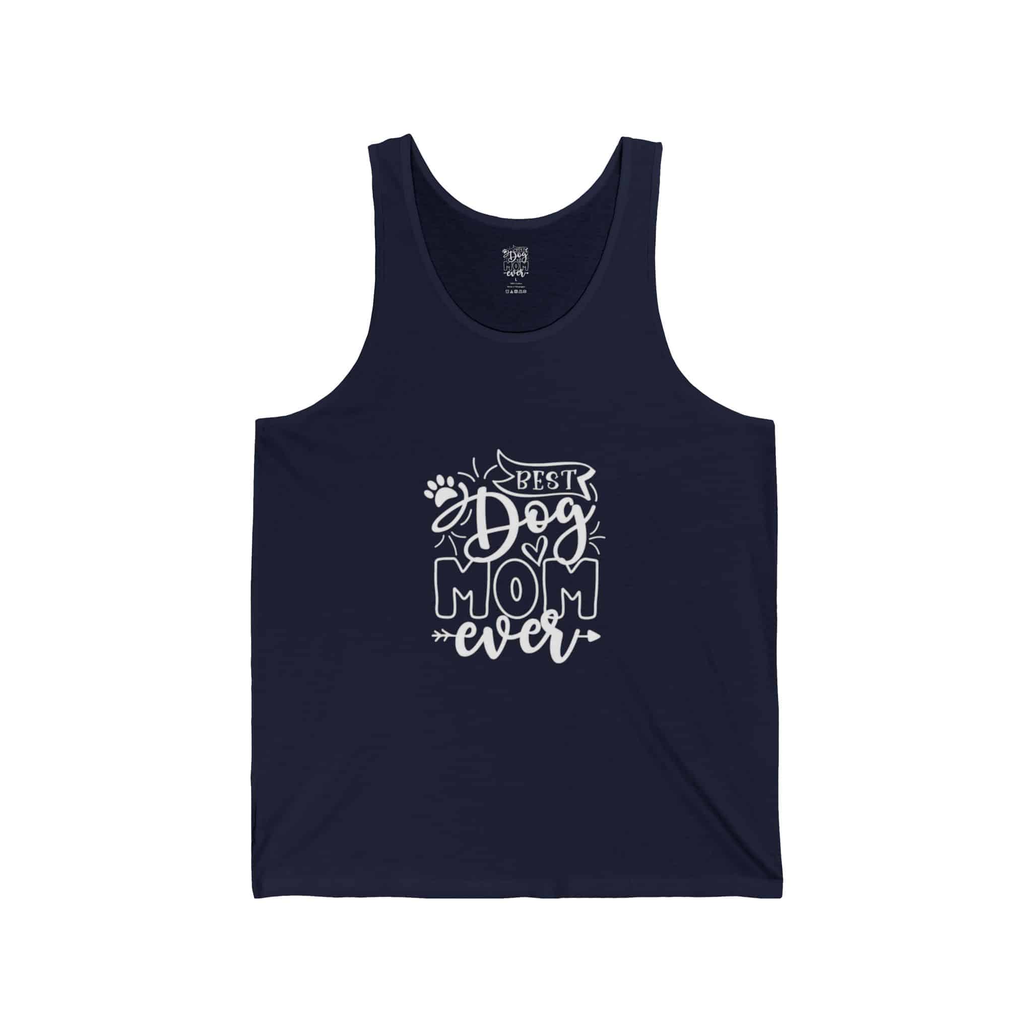 Best Dog Mom Ever Unisex Jersey Tank 15 Best Dog Mom Ever Unisex Jersey Tank - Image 15