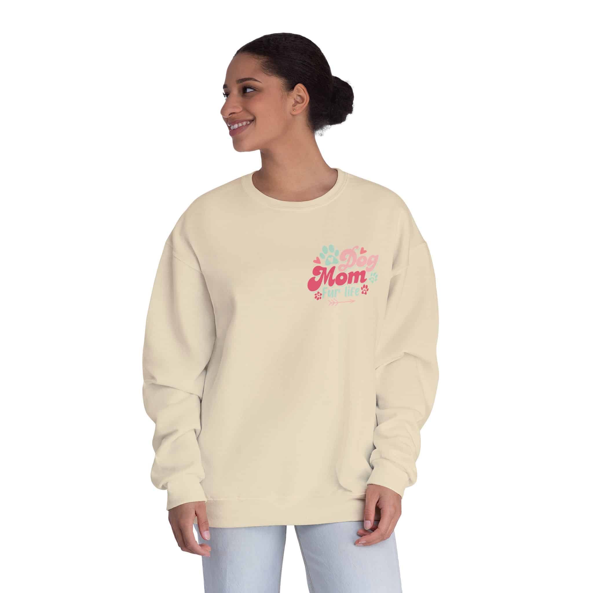 Dog Mom Fur Life Unisex Nublend® Crewneck Sweatshirt 15 Dog Mom Fur Life Unisex Nublend® Crewneck Sweatshirt - Image 15