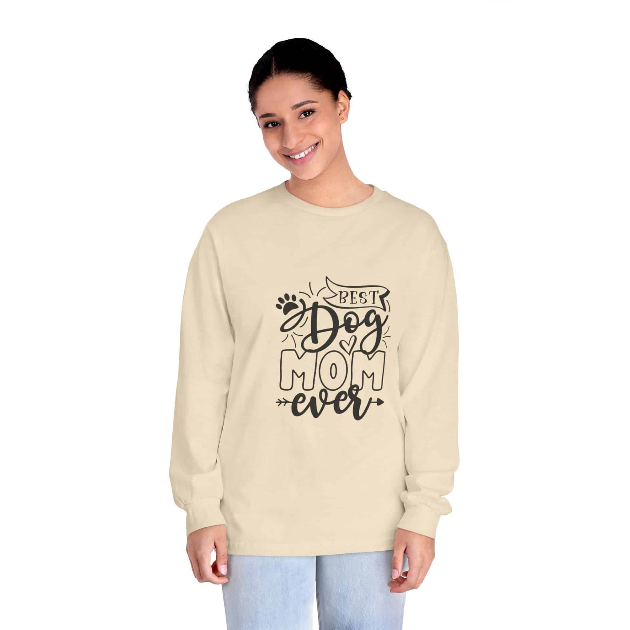 Best Dog Mom Ever Unisex Classic Long Sleeve Shirt Us Cotton 12 Best Dog Mom Ever Unisex Classic Long Sleeve Shirt Us Cotton - Image 12