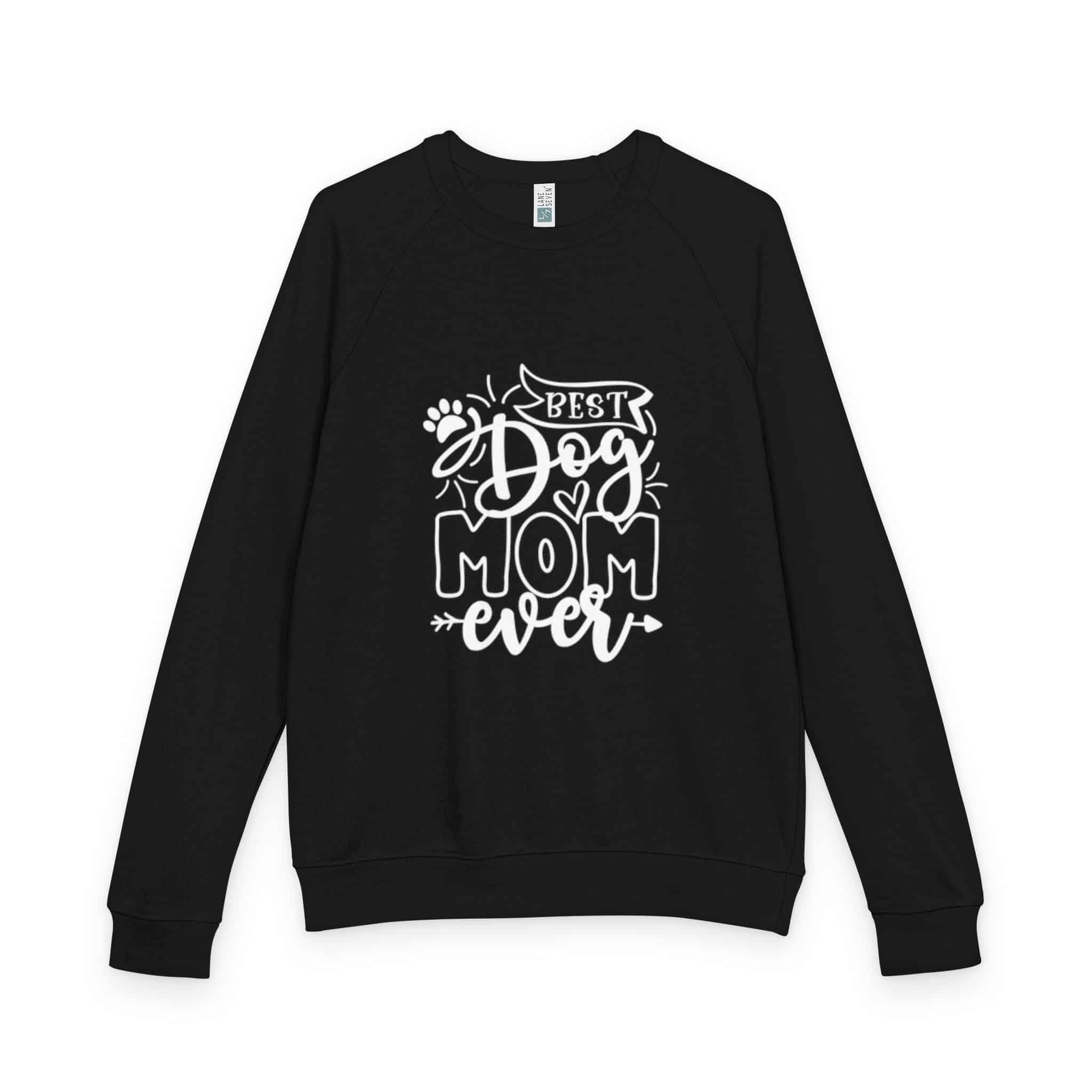 Best Dog Mom Ever Unisex French Terry Raglan Crewneck – Haute Hound Couture 5 Best Dog Mom Ever Unisex French Terry Raglan Crewneck – Haute Hound Couture - Image 5