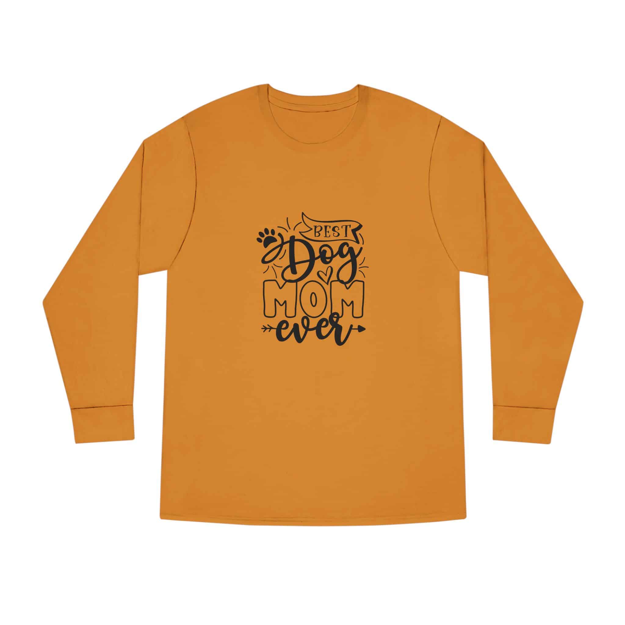 Best Dog Mom Ever Long Sleeve Crewneck Tee Classic Combed Cotton 29 Best Dog Mom Ever Long Sleeve Crewneck Tee Classic Combed Cotton - Image 29