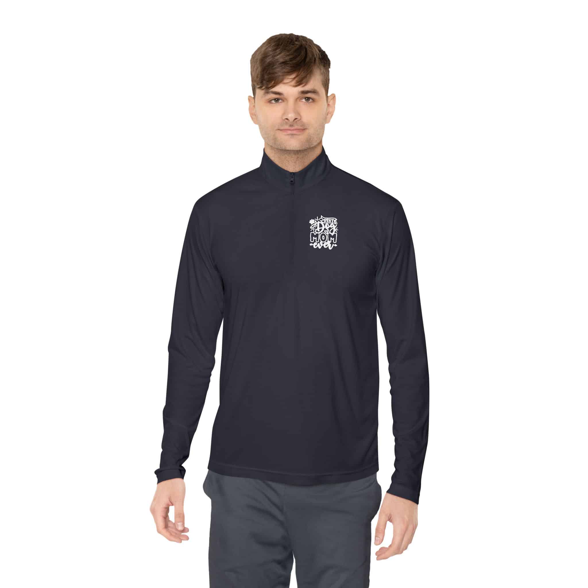 Best Dog Mom Ever Unisex Quarter-Zip Pullover – Because The Dog Walk Is Your Runway 28 Best Dog Mom Ever Unisex Quarter-Zip Pullover – Because The Dog Walk Is Your Runway - Image 28